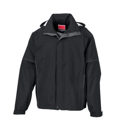 Result Mens Urban Outdoor Fell Lightweight Technical Jacket (Waterproof & Windproof) (Black) - UTBC3050