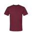 Unisex adult softstyle midweight t-shirt maroon Gildan