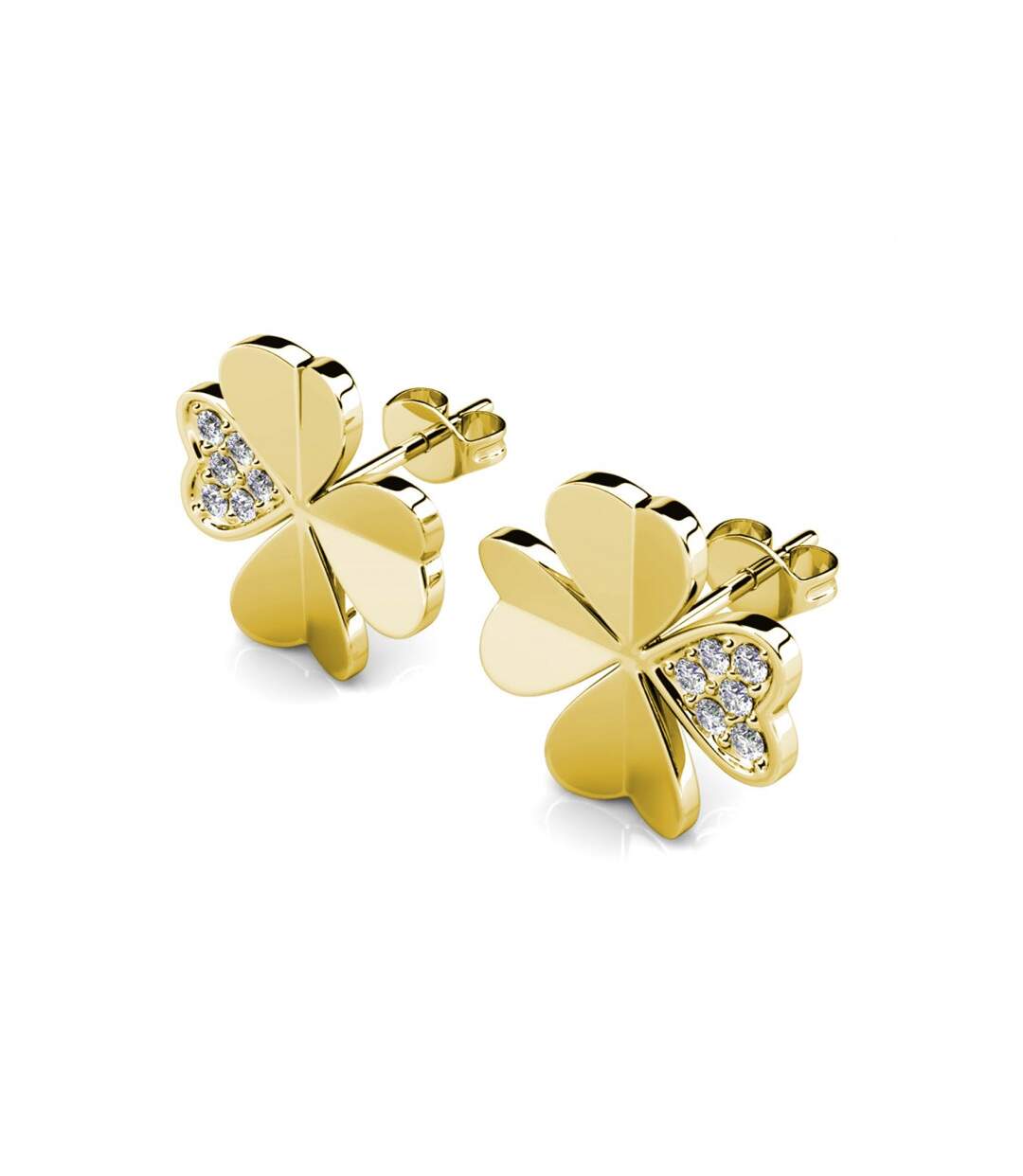 Boucles d'oreilles Clover Petal, Cristal d'Autriche-4