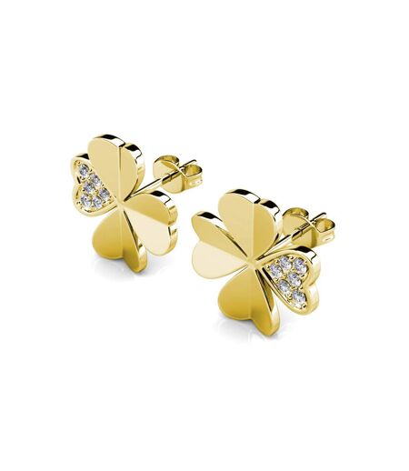 Boucles d'oreilles Clover Petal, Cristal d'Autriche