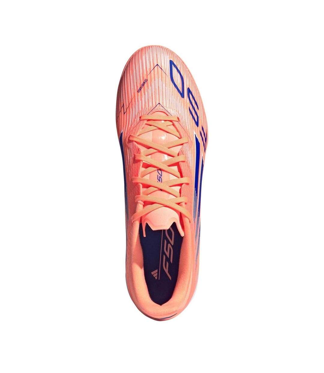 Mens F50 League Artificial Ground Football Boots Orange Blue Adidas-4
