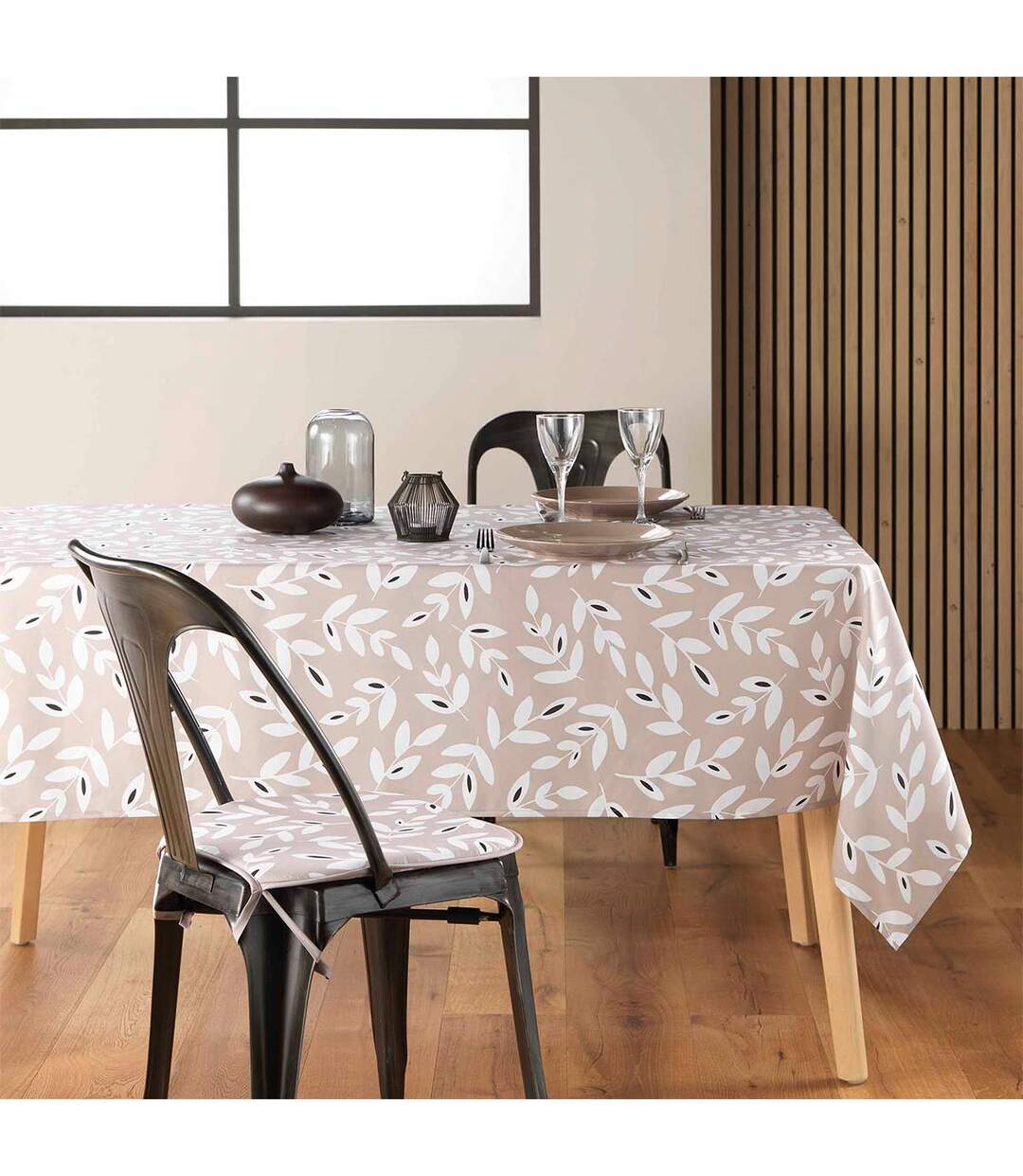 Nappe en Microfibre Bellys 140x240cm Naturel-4