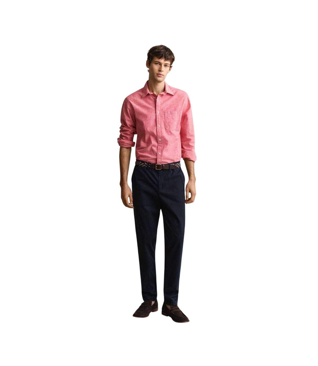 Mens Twill Chinos Evening Blue Gant-1