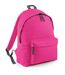 Fashion backpack / rucksack 18 litres one size true pink/graphite Bagbase