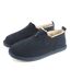 Mens david suede hard sole slipper boots navy Eastern Counties Leather