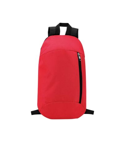 Tirana front pocket backpack one size red MidOcean