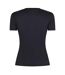 Womens/ladies Polyamide T-shirt Black USA Pro-3