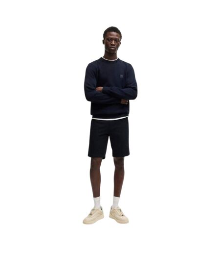Short Chino Homme Bleu Foncé Boss