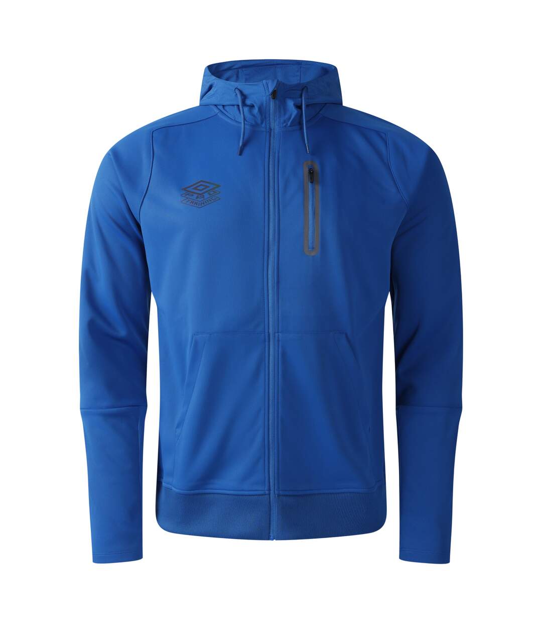 Mens Pro Training Full Zip Hoodie Classic Blue Umbro-1