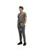 Mens Hadiko Side Stripe Regular Jogging Bottoms Pastel Grey Boss-4