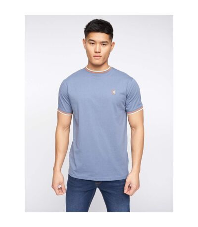 T-shirt ordale homme bleu denim Crosshatch Crosshatch