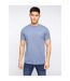 T-shirt ordale homme bleu denim Crosshatch