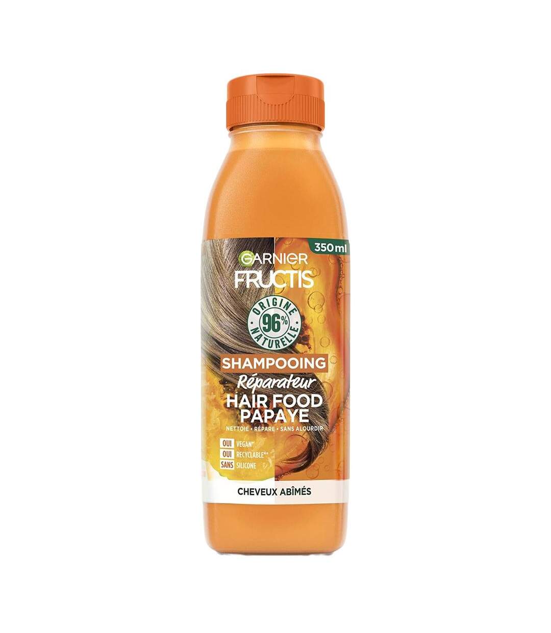 Shampoing réparateur papaye garnier cheveux abimés - 350ml-1