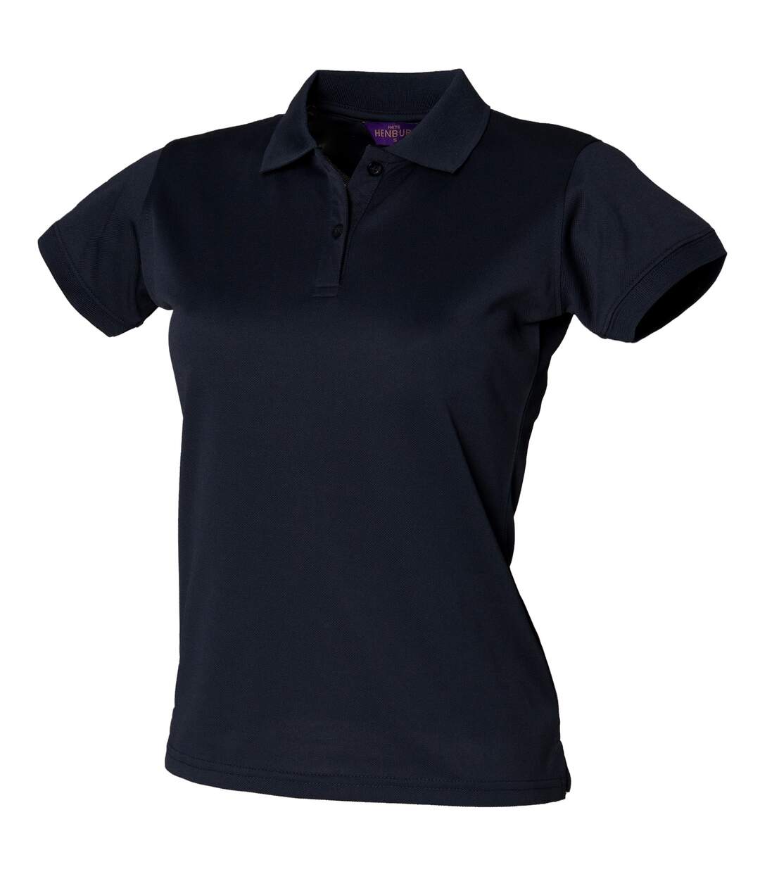 Polo sport à forme ajustée femme bleu marine Henbury