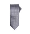 Premier Mens Puppy Tooth Formal Work Tie (Pack of 2) (Silver) (One Size) - UTRW6947