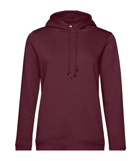 Sweat À Capuche Inspire Femme Bordeaux B&C