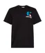 T-shirt Motif/style Logo Homme Noir Calvin Klein-1