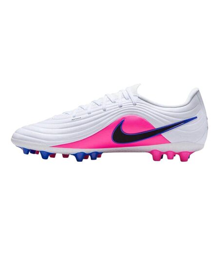 Chaussures De Foot Pour Terrain Ferme Tiempo Maestro Academy Homme Bleu Blanc Rose Nike