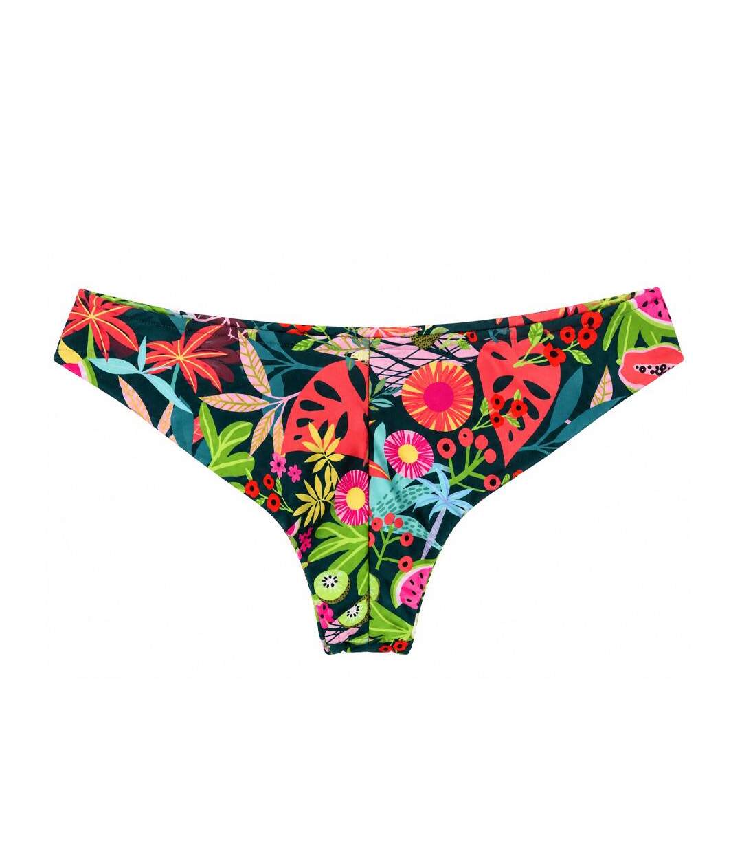 Bas de maillot de bain vert/rose femme grain de sable 50220-2