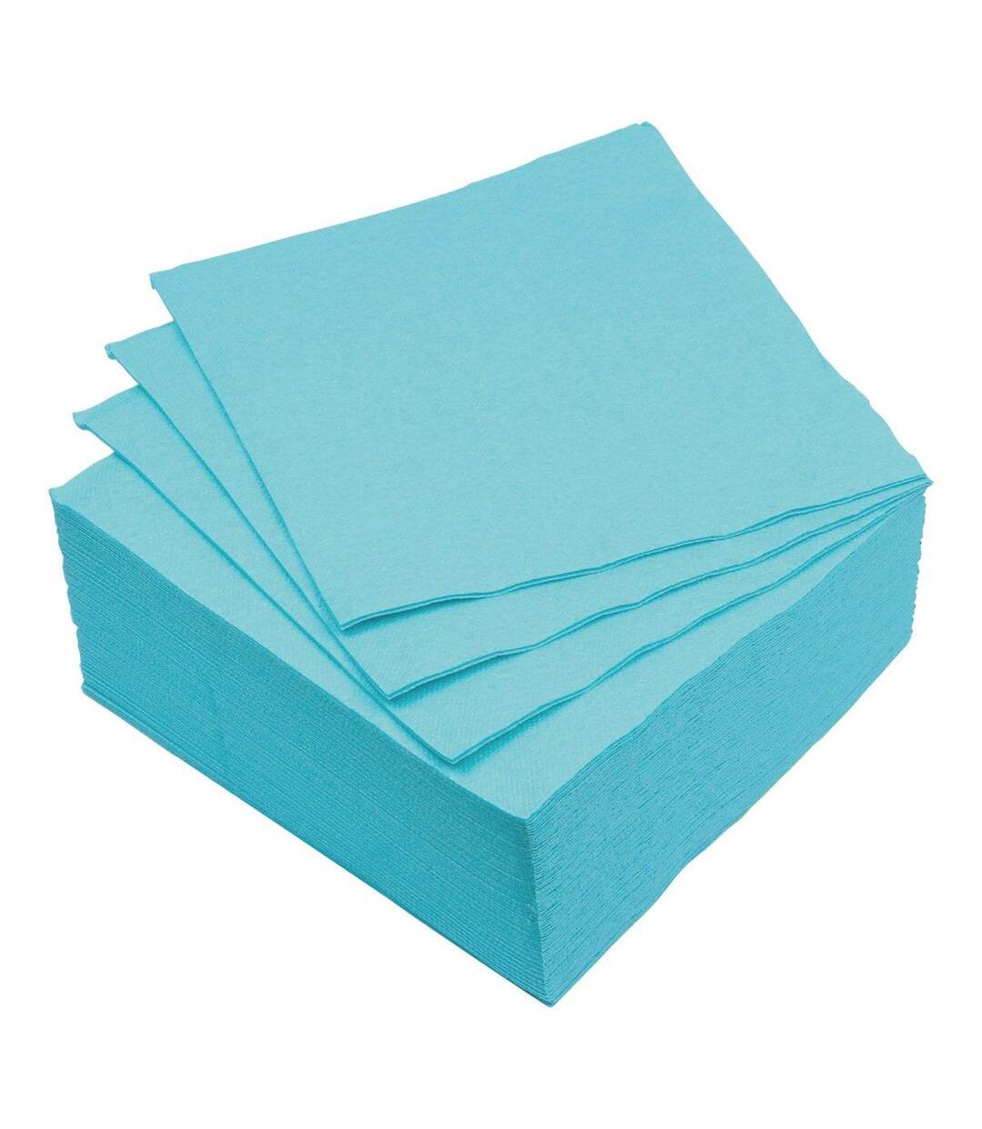 Lot de 40 Serviettes en Papier Vitamine 38x38cm Bleu-1