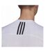 T-shirt Sport Style 3 Rayures Designed To Move Homme Blanc Adidas-4