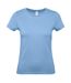 Womens/ladies e150 t-shirt sky blue B&C