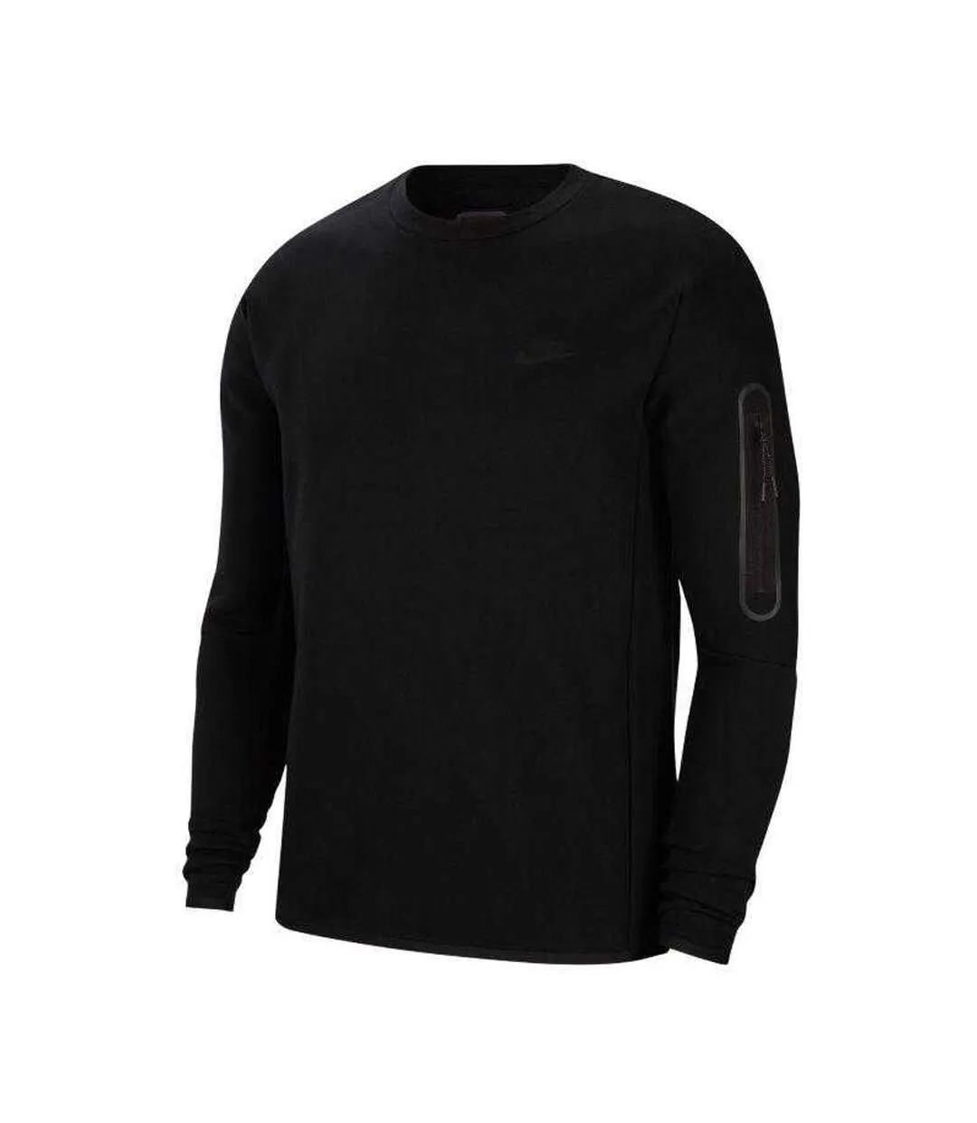 Mens Nsw Fleece Crew Neck Sweatshirt Black Nike-2