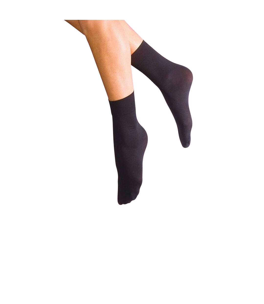 Chaussettes 40 Deniers Lot De 3 Paires Femme Vison Silky-1