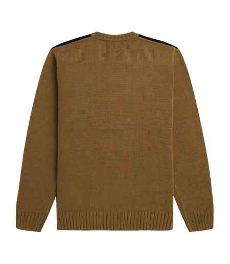 Sweat Homme Marron Noir Blanc Fred Perry