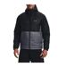 Mens Insulated Hooded Jacket Black Grey Under Armour-1