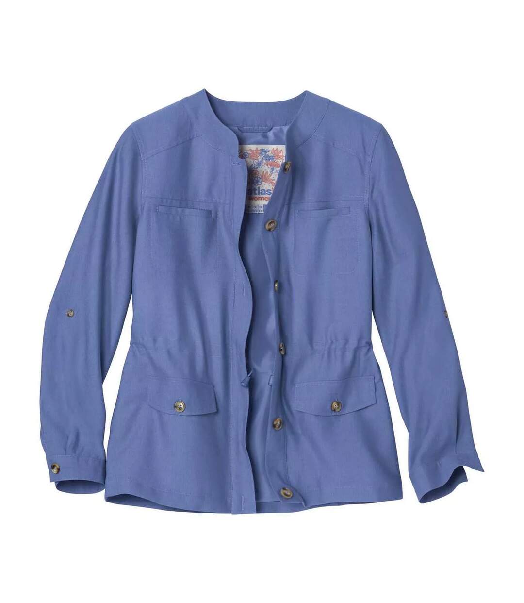 Veste saharienne femme bleu lavande Atlas for Women-1