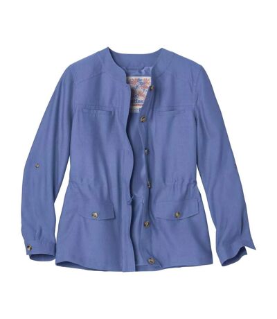 Veste saharienne femme bleu lavande Atlas for Women