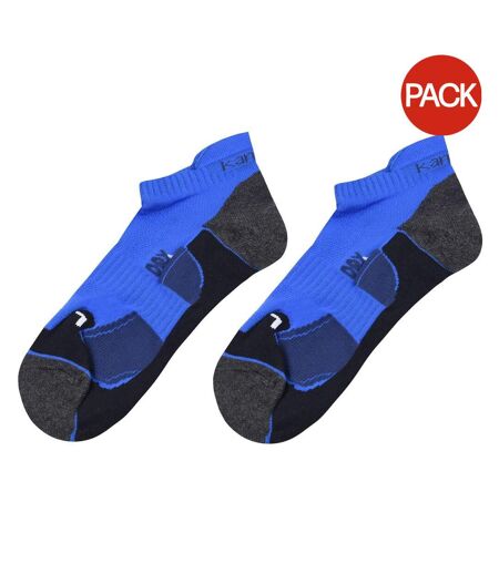 Pack Of 2  Mens Trainer Socks  Blue Navy Karrimor