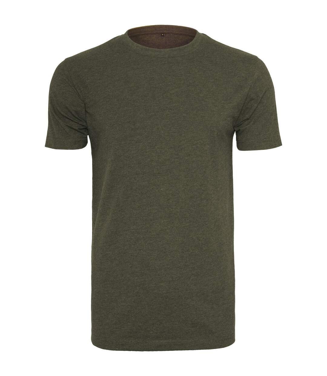 T-shirt à col rond homme olive Build your Brand-1