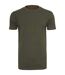 Mens t-shirt round neck olive Build your Brand