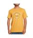 T-shirt Jaune Homme Quiksilver Circle Trim - L