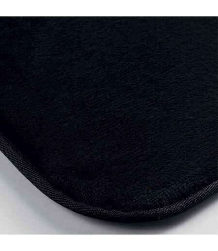Tapis Uni en Flanelle Flanou 60x110cm Noir