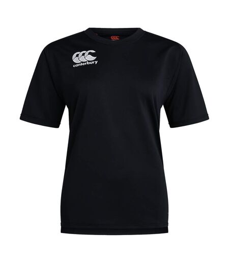 Womens/ladies Club Jersey Black Canterbury