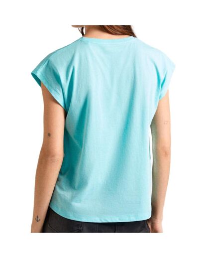 T-shirt Turquoise Femme Pepe jeans Lory - L