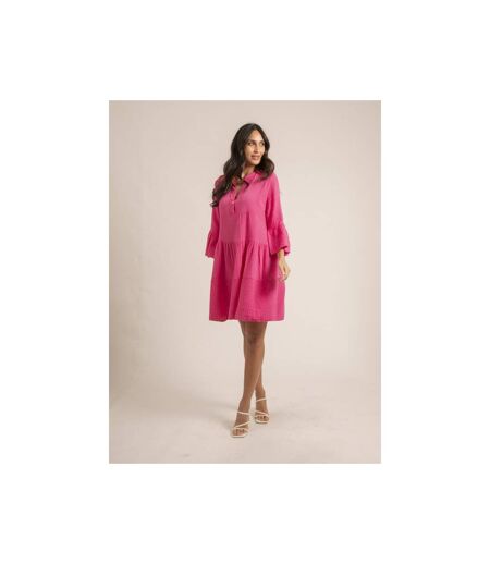Robe courte gaze de coton IELLA - Dona X Lisa