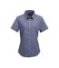 Premier Womens/Ladies Gingham Short-Sleeved Shirt () - UTPC6084