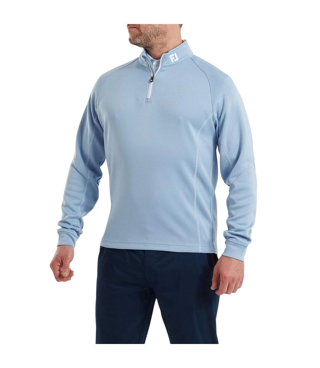 Mens Chill Out Golf Pullover Blue FootJoy-1
