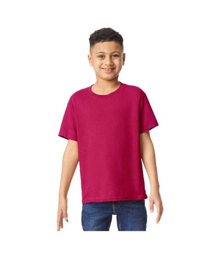 T-shirt enfant rouge foncé Gildan