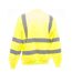Sweatshirt haute visibilité  pour femme jaune haute visibilité Yoko-2