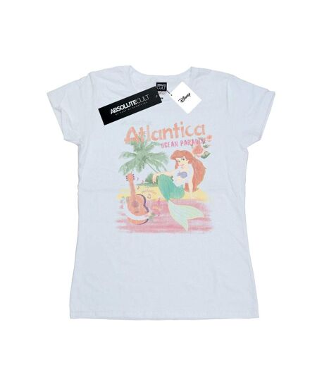 Disney T-shirt en coton Femme/Ladies The Little Mermaid Greetings From Atlantica (Blanc) - UTBI37152