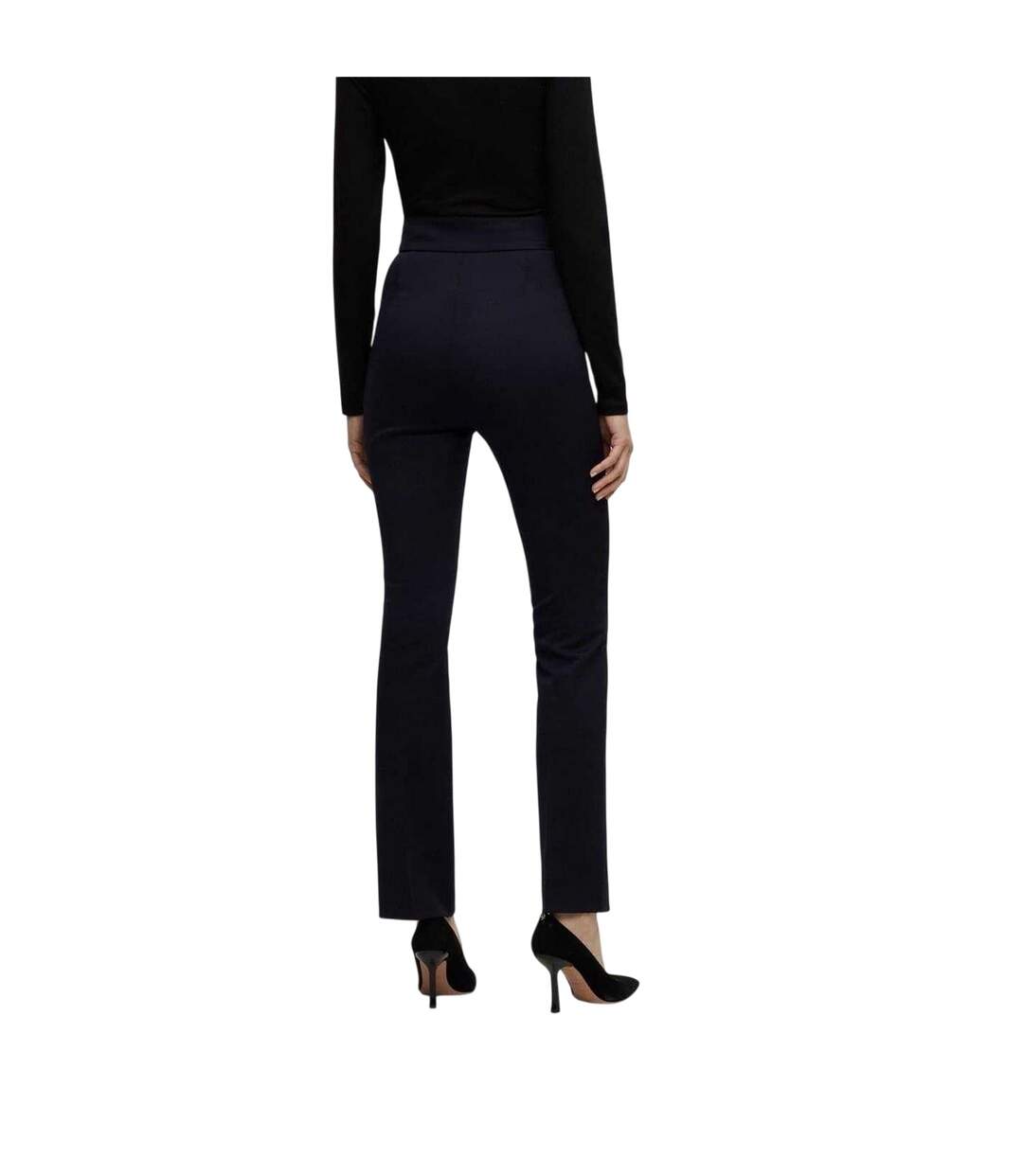 Pantalon Femme Bleu Foncé Hugo Boss-3