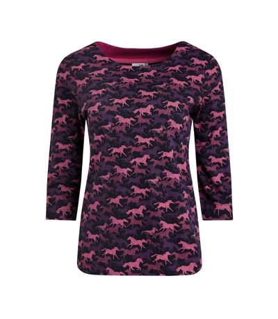 T-shirt pinto femme vin chaud Weird Fish