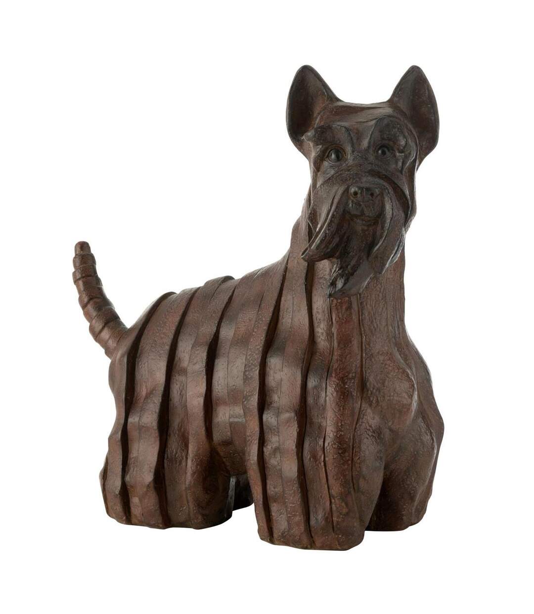 Statuette Chien Terrier Ecossais 46cm Marron-1