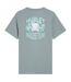 Mens Paradise Found T-shirt Grey Blue Hurley-2