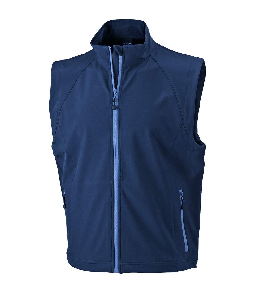 Gilet sans manches softshell coupe-vent imperméable - JN1022 - bleu marine - homme-1